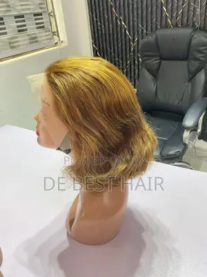 100% Human Hair, With 13*4 Closure 16 Inches Golden Brown