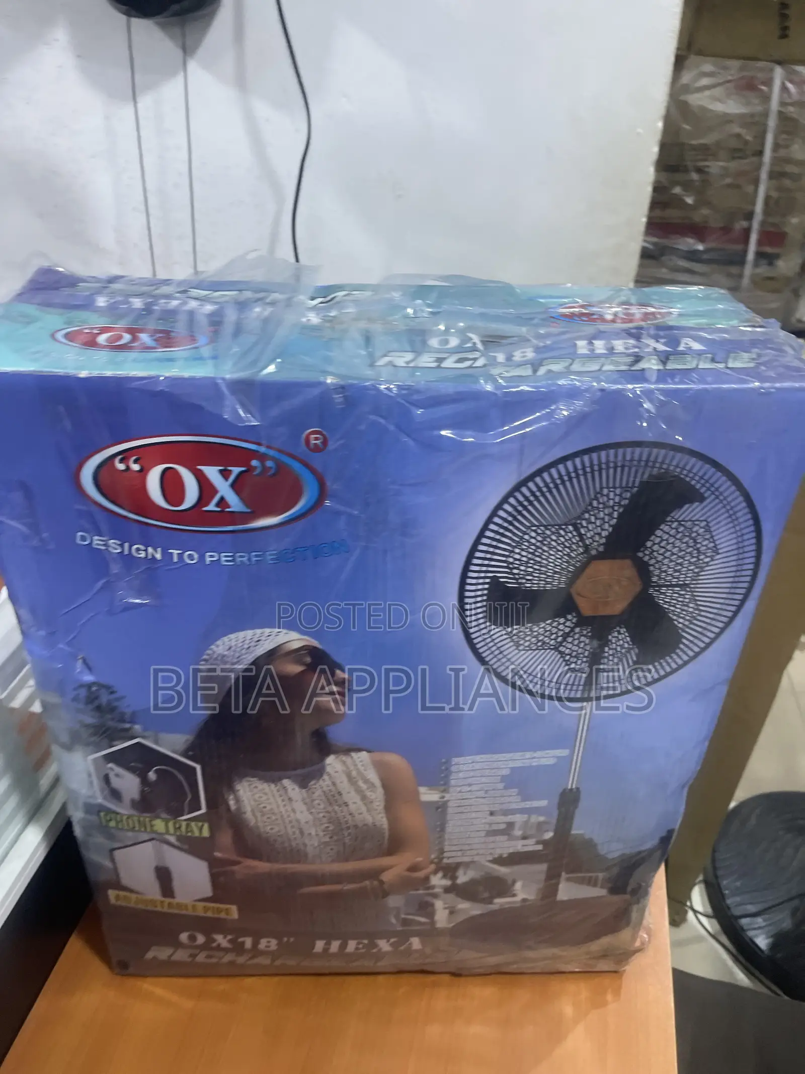 OX Hexa Emergency Rechargeable Fan