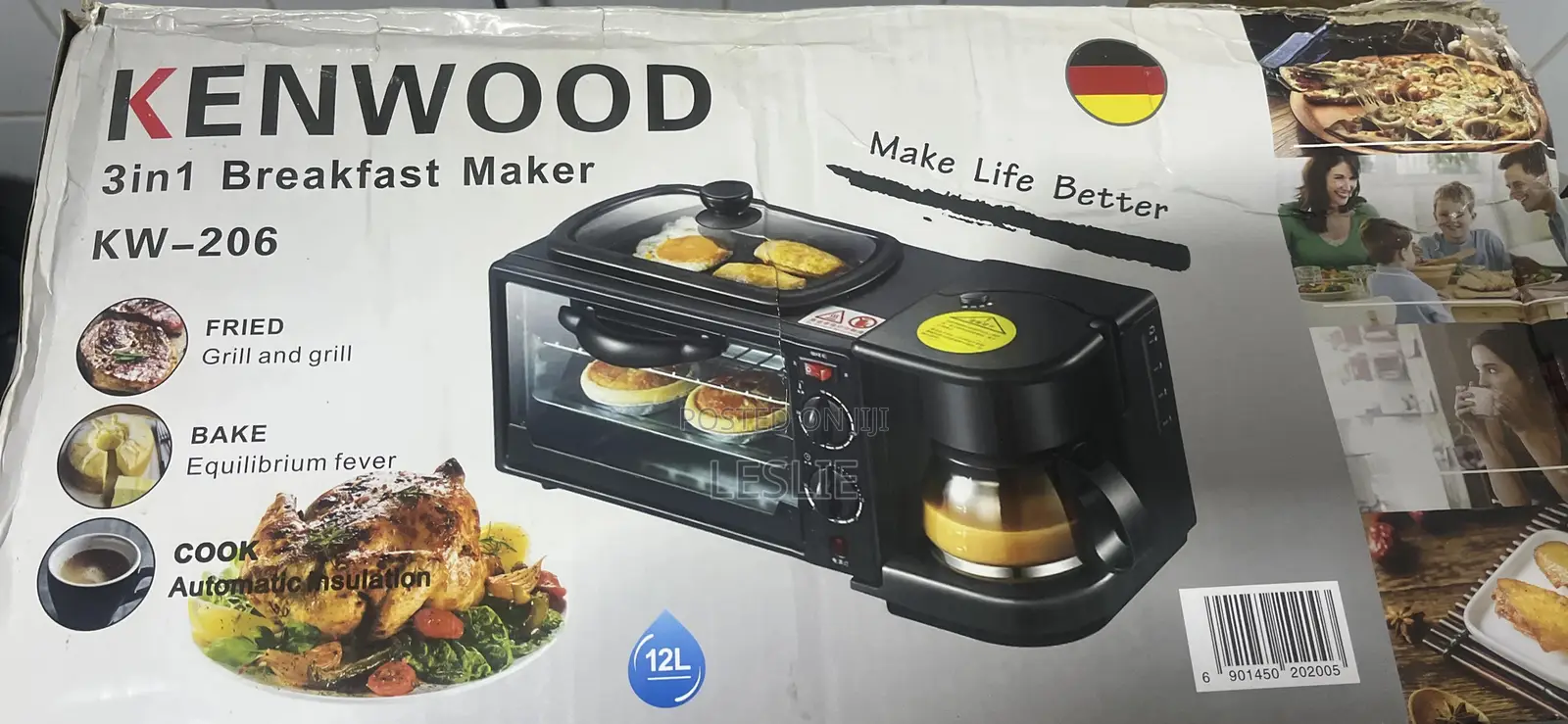 Kenwood 3in1 Breakfast Toaster Oven