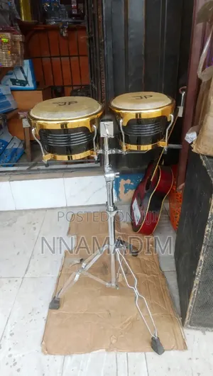 Brand New Mighty Jp Bongo Drum With Stand