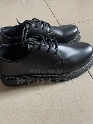 Men’s Black Business Casual Formal Shoes – Size UK 9.5