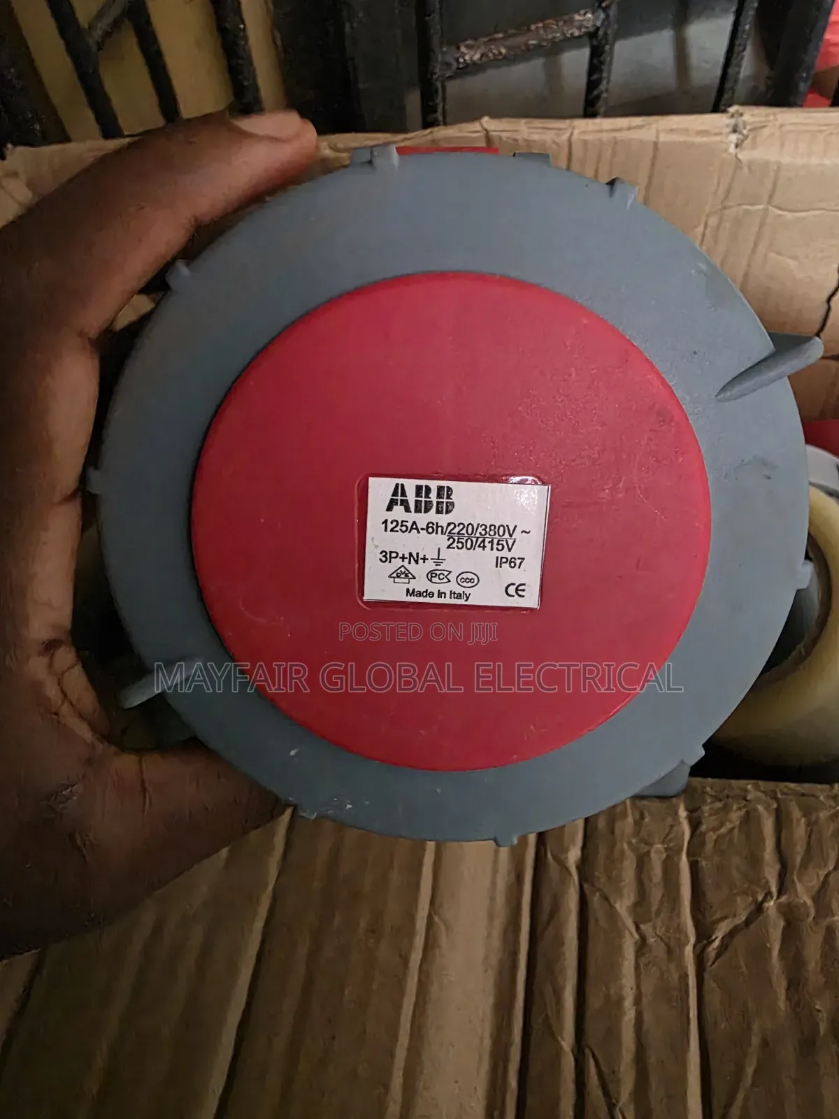 Original ABB 125A 4pin Industrial Socket Plug