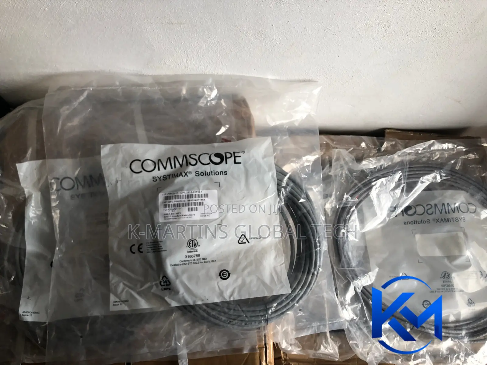 CommScope Cat6 Patch Cord 1m/3m/5m/10m/20m RJ45 Ethernet Network Cable