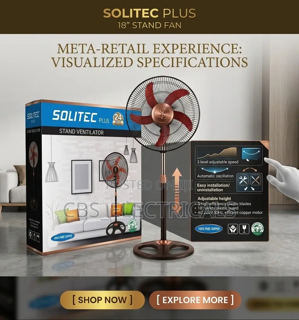 18 Inches Standing Fan