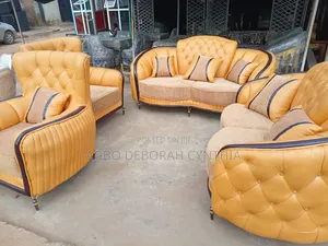 Luxury 7-Seater Tufted Sofa Set