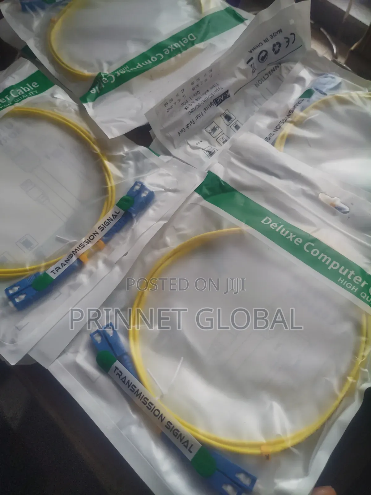 1m Fibre Optic Patch Cord Single Mode SM SC-SC