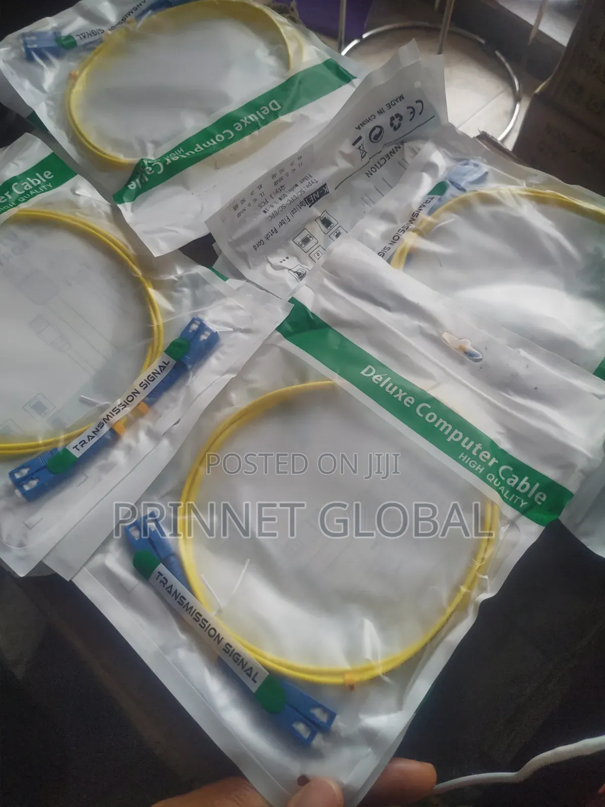 1m Fibre Optic Patch Cord Single Mode SM SC-SC