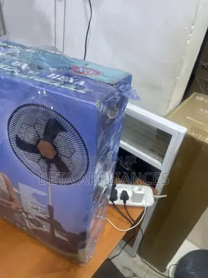 OX Hexa Black Rechargeable Fan