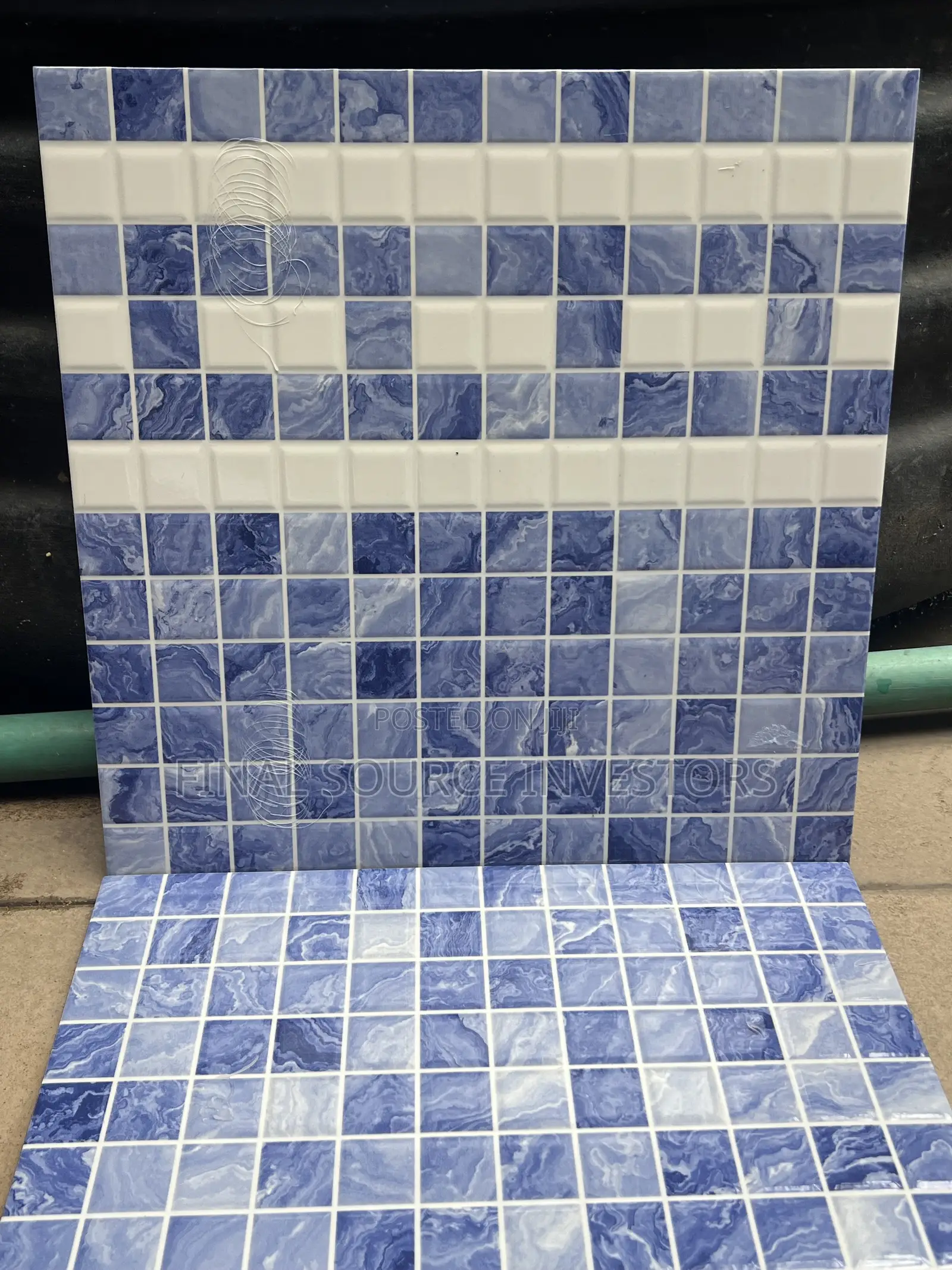 Light Blue Mosaic Spanish Swimming Pool Tiles