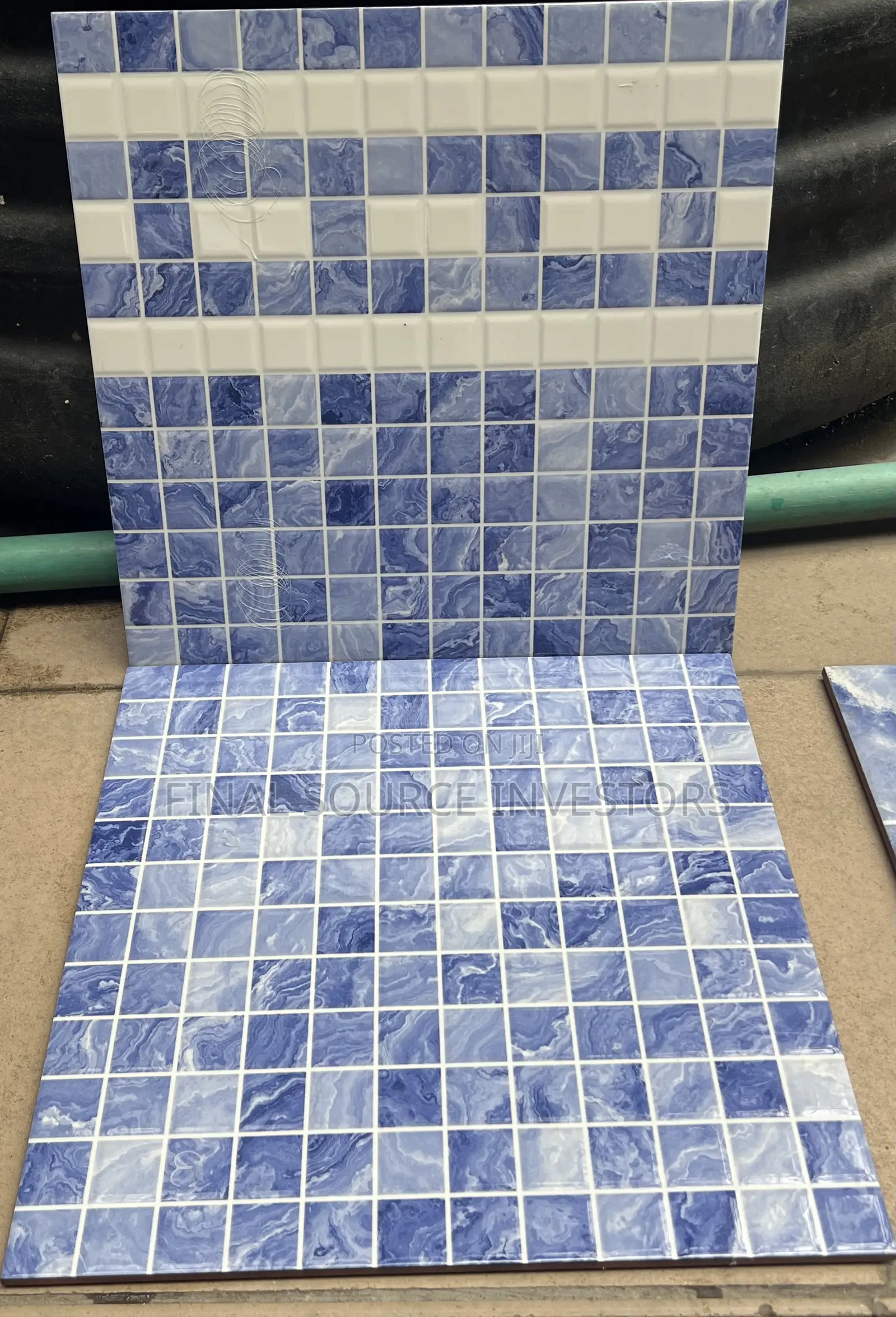 Light Blue Mosaic Spanish Swimming Pool Tiles