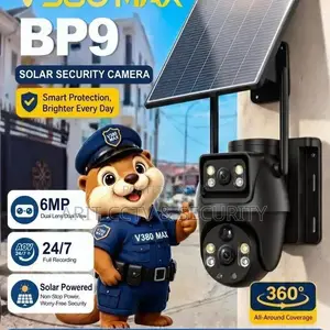 V380 MAX Solar Camera Dual Lens