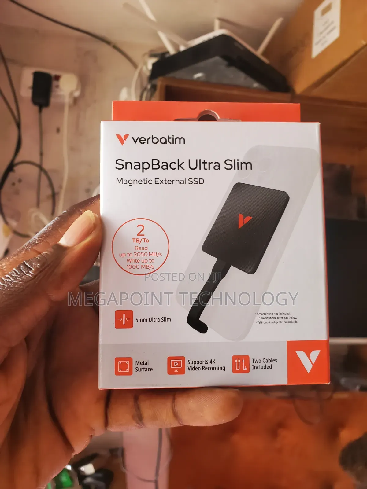 Verbatim Magnetic SSD 2tb 2000mbps