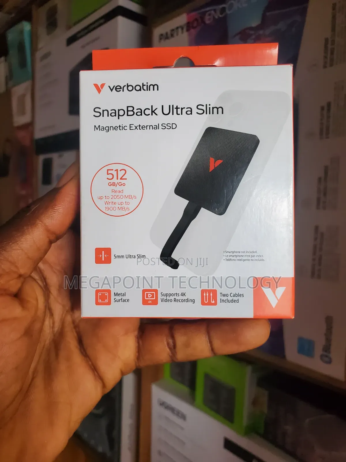 Verbatim Magnetic SSD 512gb 2000mbps