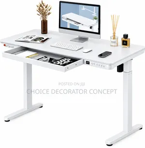 Pro Electric Adjustable Table With Charging Pad USB