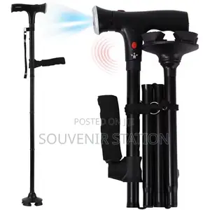 Trusty Cane , Foldable Walking Stick With Battery Powered Lights
