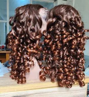 Luxury Chocolate Brown Curly Wig