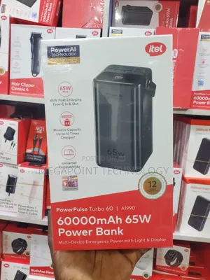 Itel Powerbank 60,000mah 65w