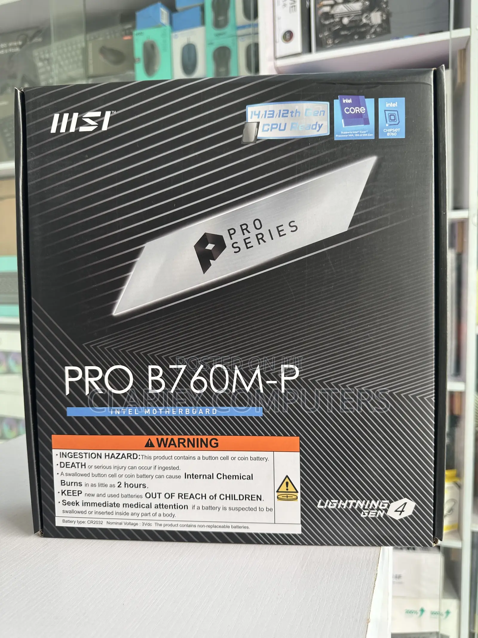 MSI B760m-P Intel Desktop Motherboard