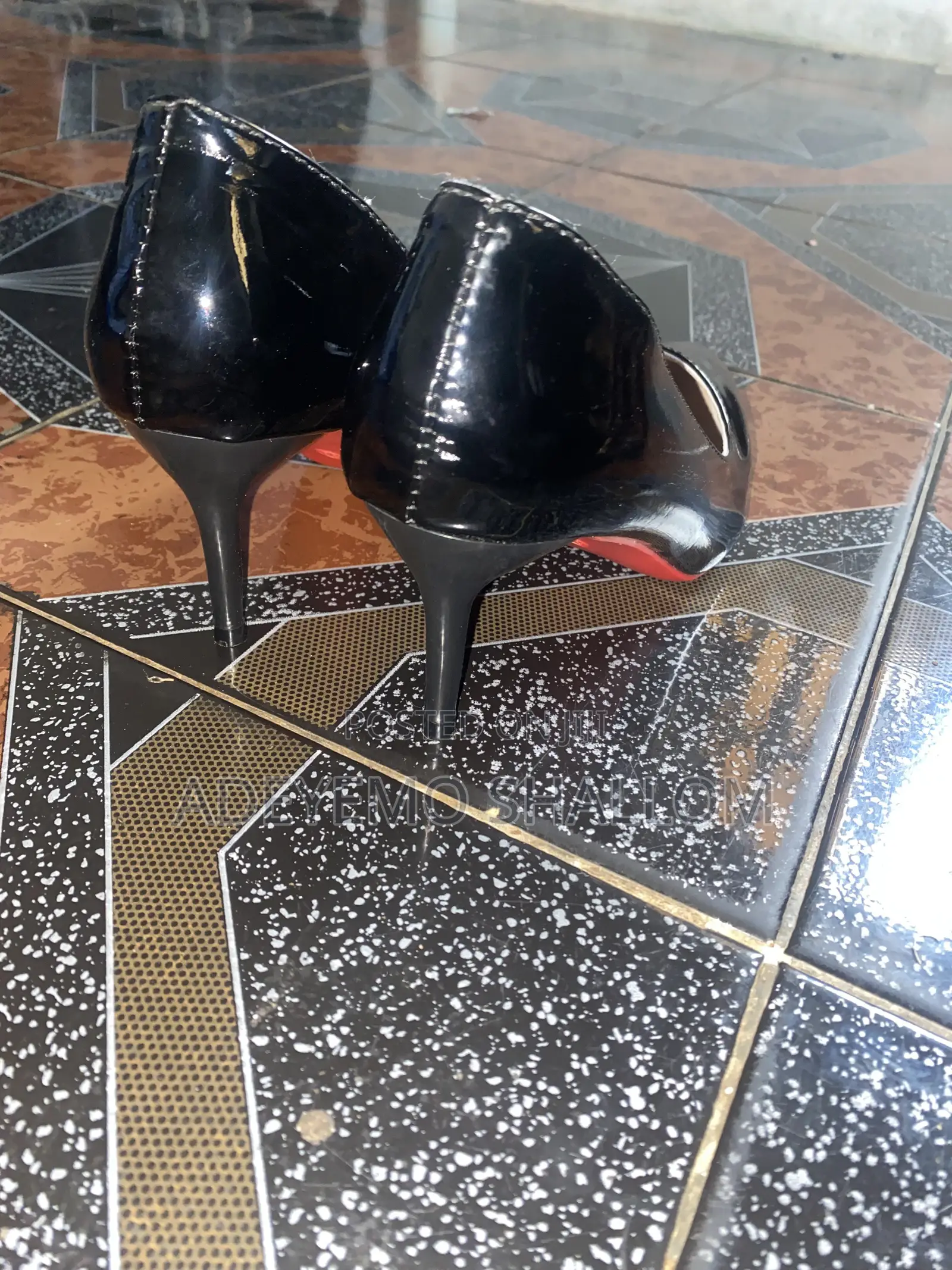Black Court Heels