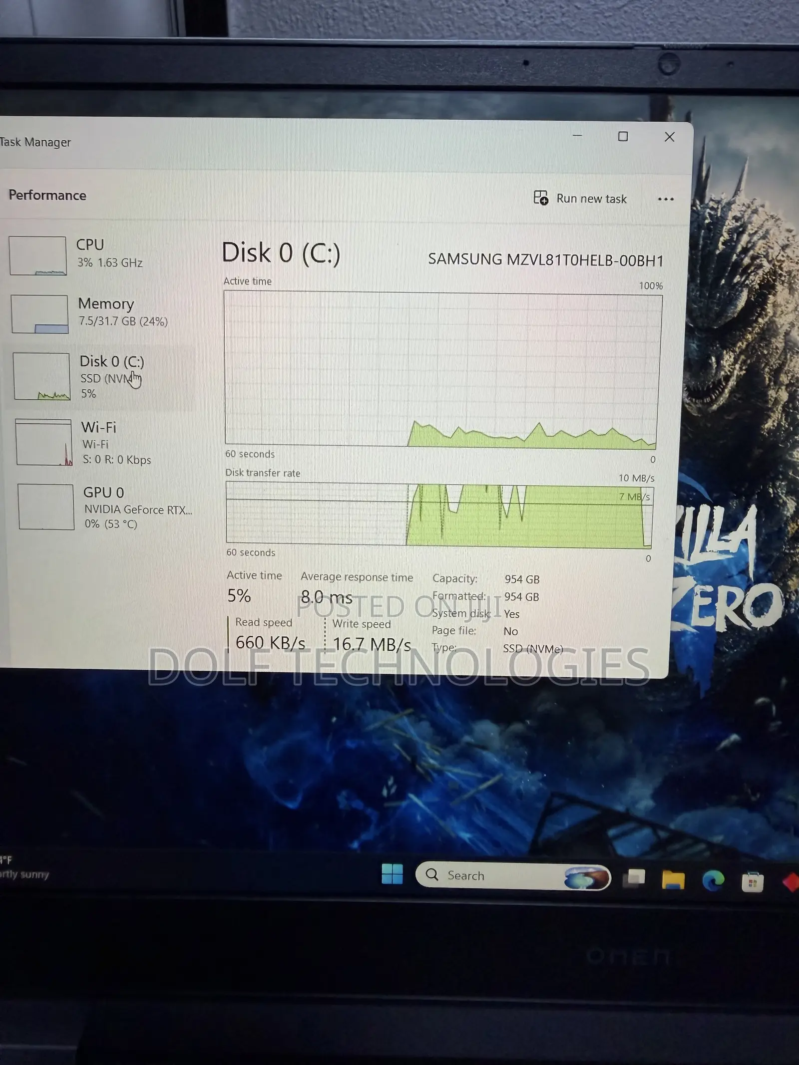 Laptop HP Omen 16 32GB Intel Core i7 SSD 1T