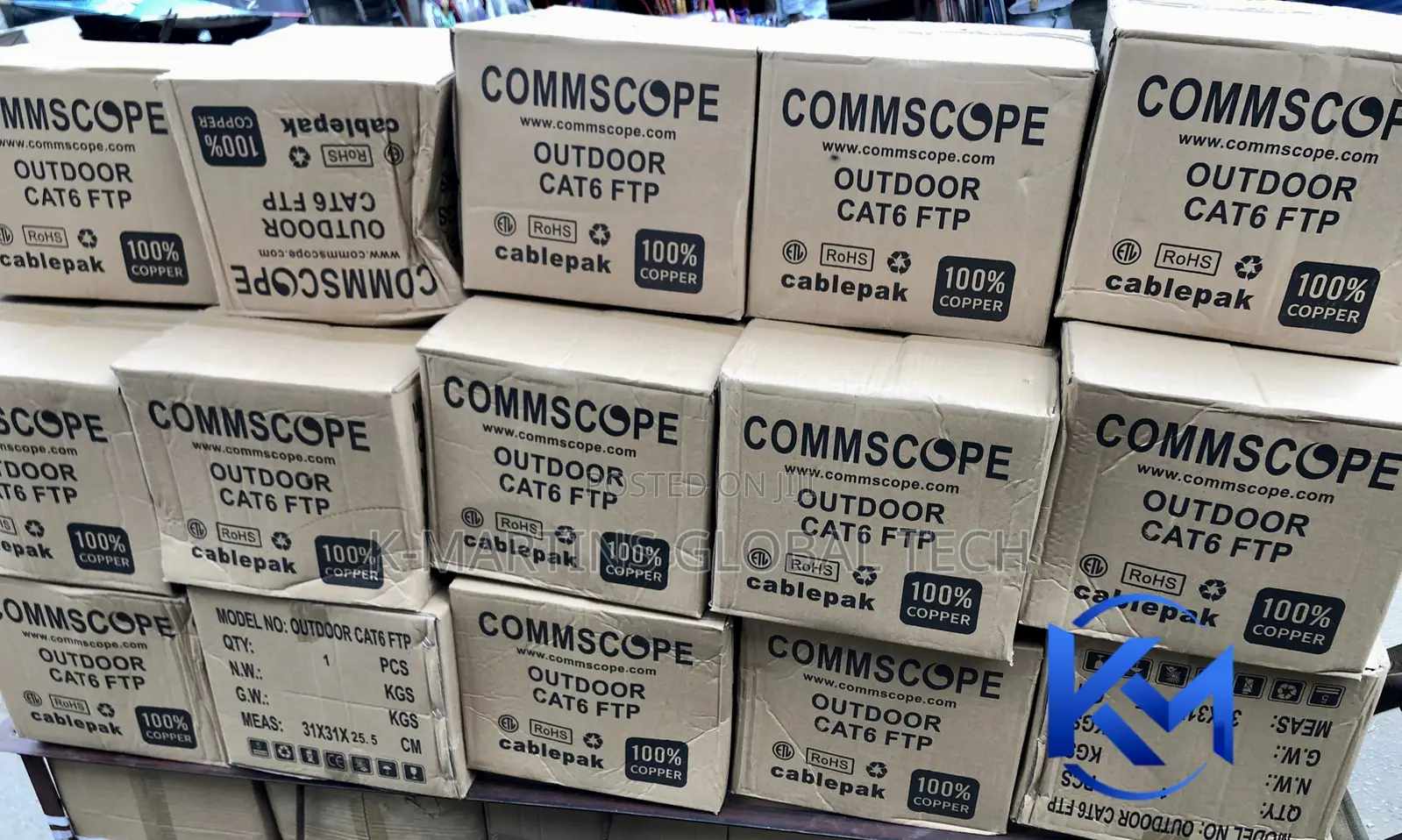 CommScope Cat6 Outdoor Network Cable UTP Ethernet LAN Cable
