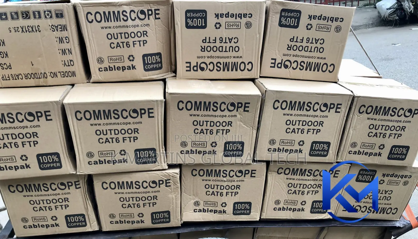 CommScope Cat6 Outdoor Network Cable UTP Ethernet LAN Cable