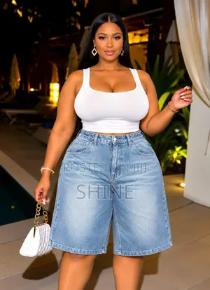 Ladies Both Plain and Stone Jort