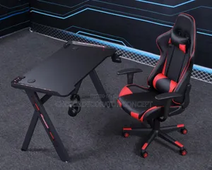 Gaming Desk Ergonomic Chair Combo – Pro Gamer Setup*