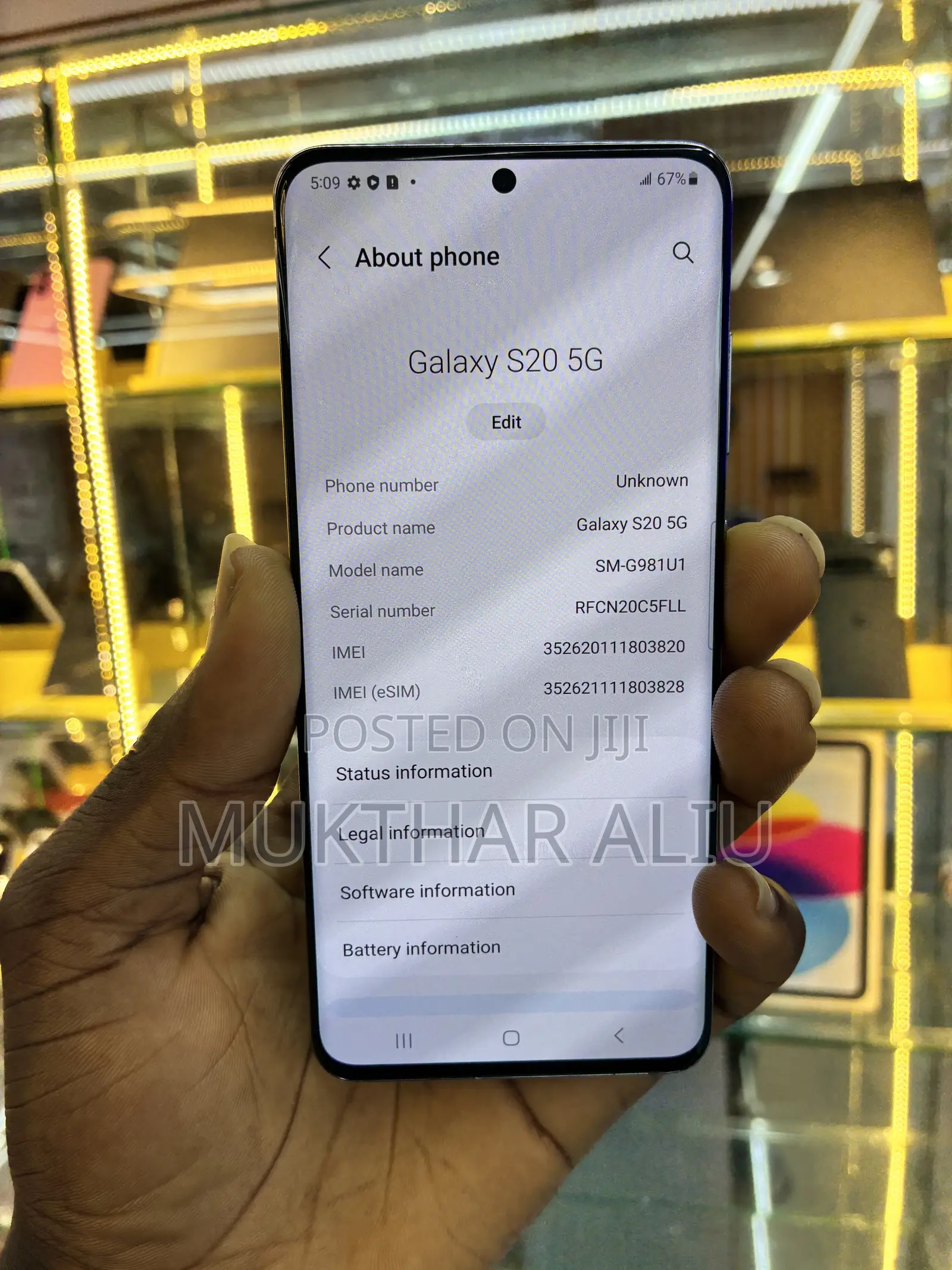 Samsung Galaxy S20 128 GB Gray