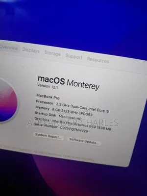 Laptop Apple MacBook Pro 2017 8GB Intel Core i5 SSD 250GB