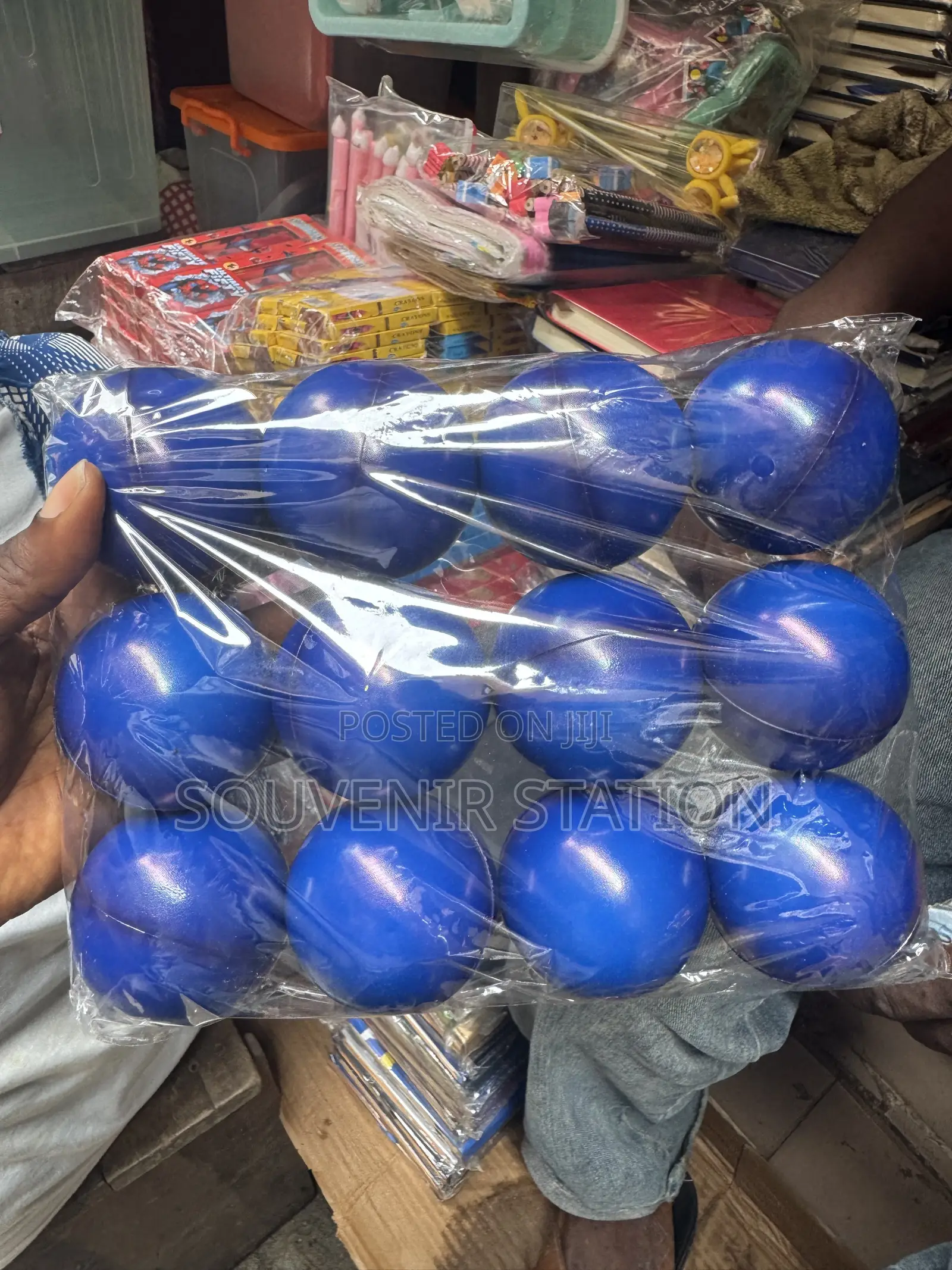 6.3cm Plain Foam Stress Ball X 12