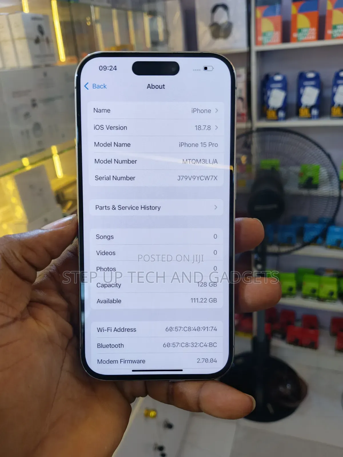 Apple iPhone 15 Pro 128 GB Silver