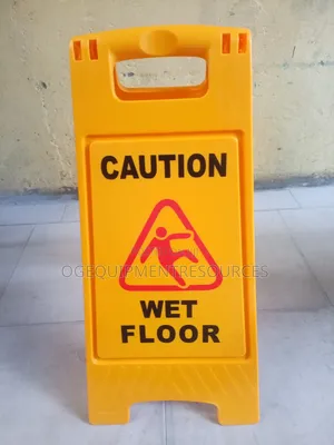 Safety Caution Wet Floor.