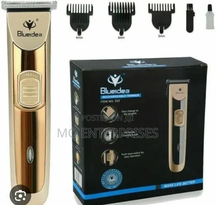 Cordless Rechargable Blue Idea Clipper