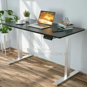 Electric Adjustable Desk Black/White