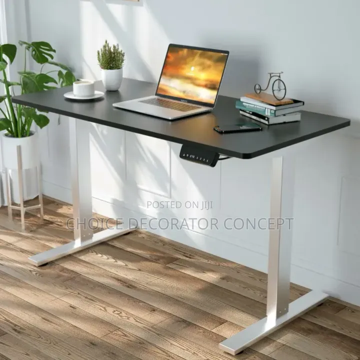 Electric Adjustable Desk Black/White