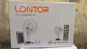 Lontor 12 Inches Rechargeable Table Fan /Solar Panel SOLAR PANEL