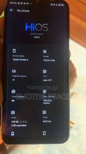 Tecno Spark 10 64 GB Blue