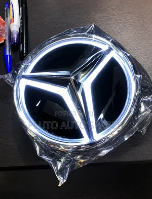 White Led Mercedes-Benz Front Logo for GLK, E350, C300 GLE