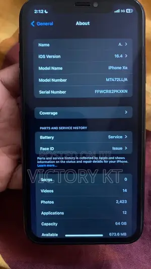 Apple iPhone XR 64 GB Black