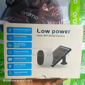 Low Power Solar Wifi Bullet Camera