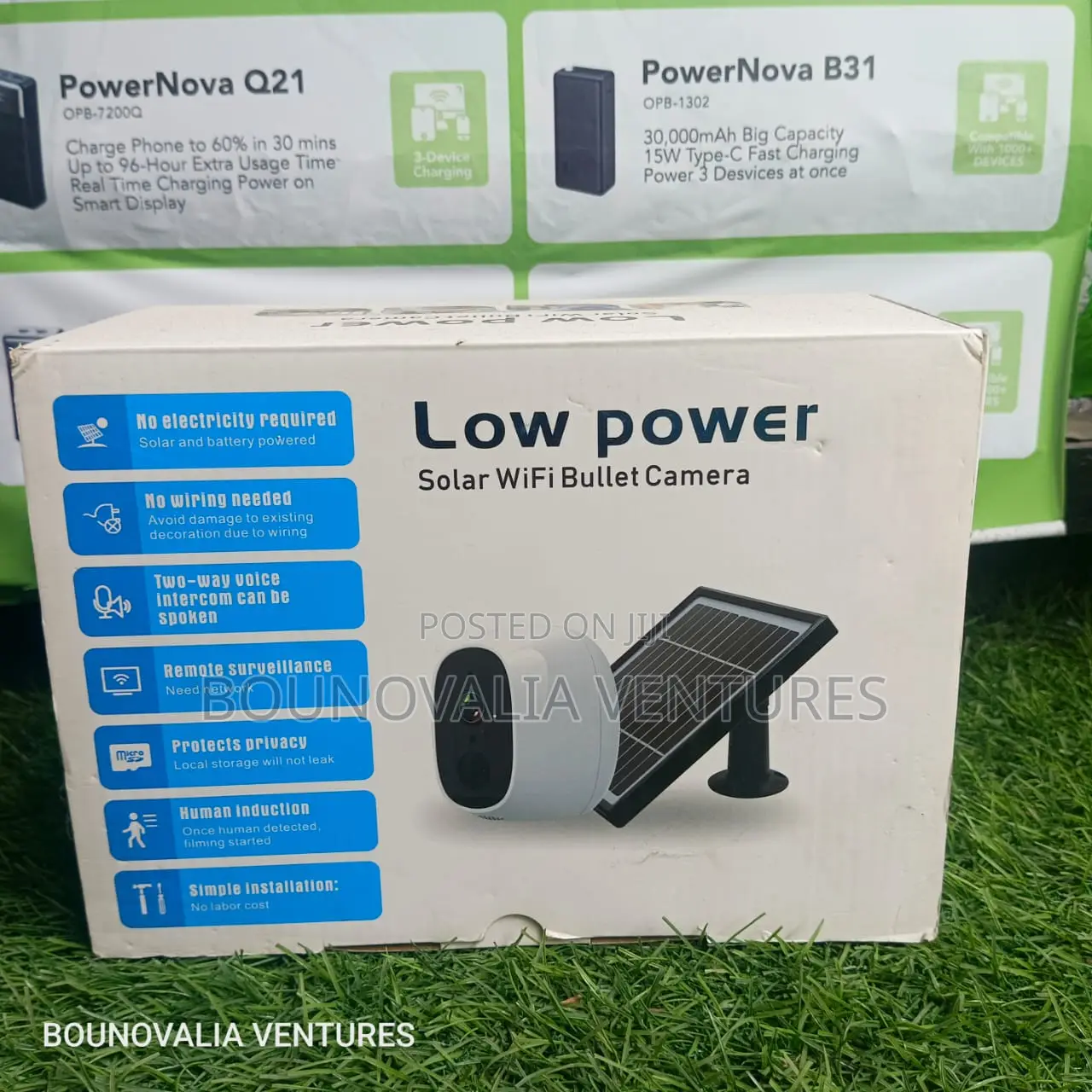 Low Power Solar Wifi Bullet Camera