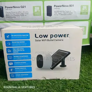 Low Power Solar Wifi Bullet Camera