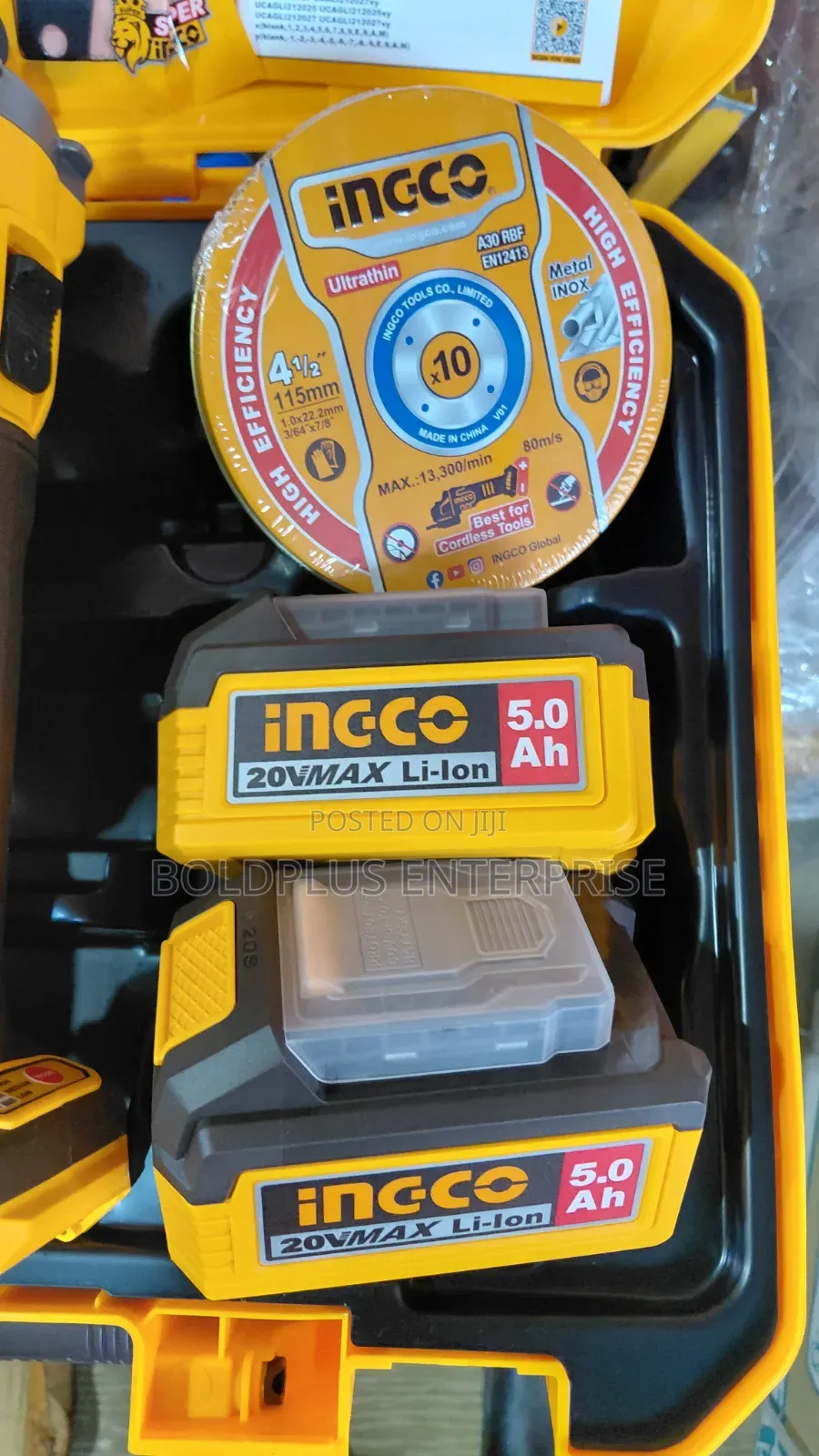 20v Ingco Cordless Angle Grinding Machine