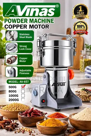 AVINAS Commercial 500g Spice Grain (Model AV-687) - Brand New