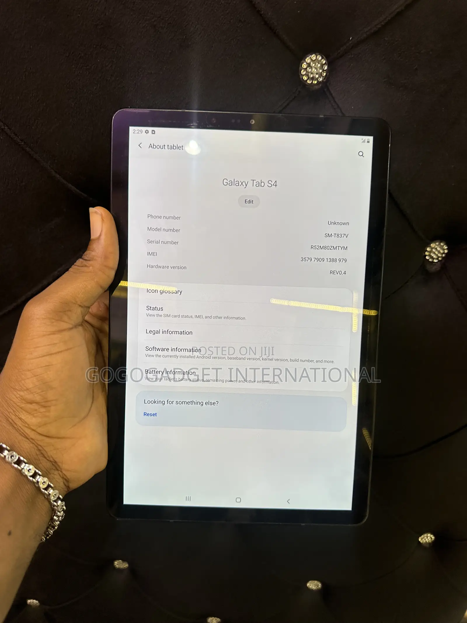 Samsung Galaxy Tab S4 64 GB Black