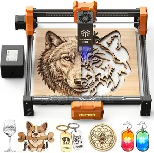 Engraving Cutting Machine With 25L Air Assist, Wood, Leather,