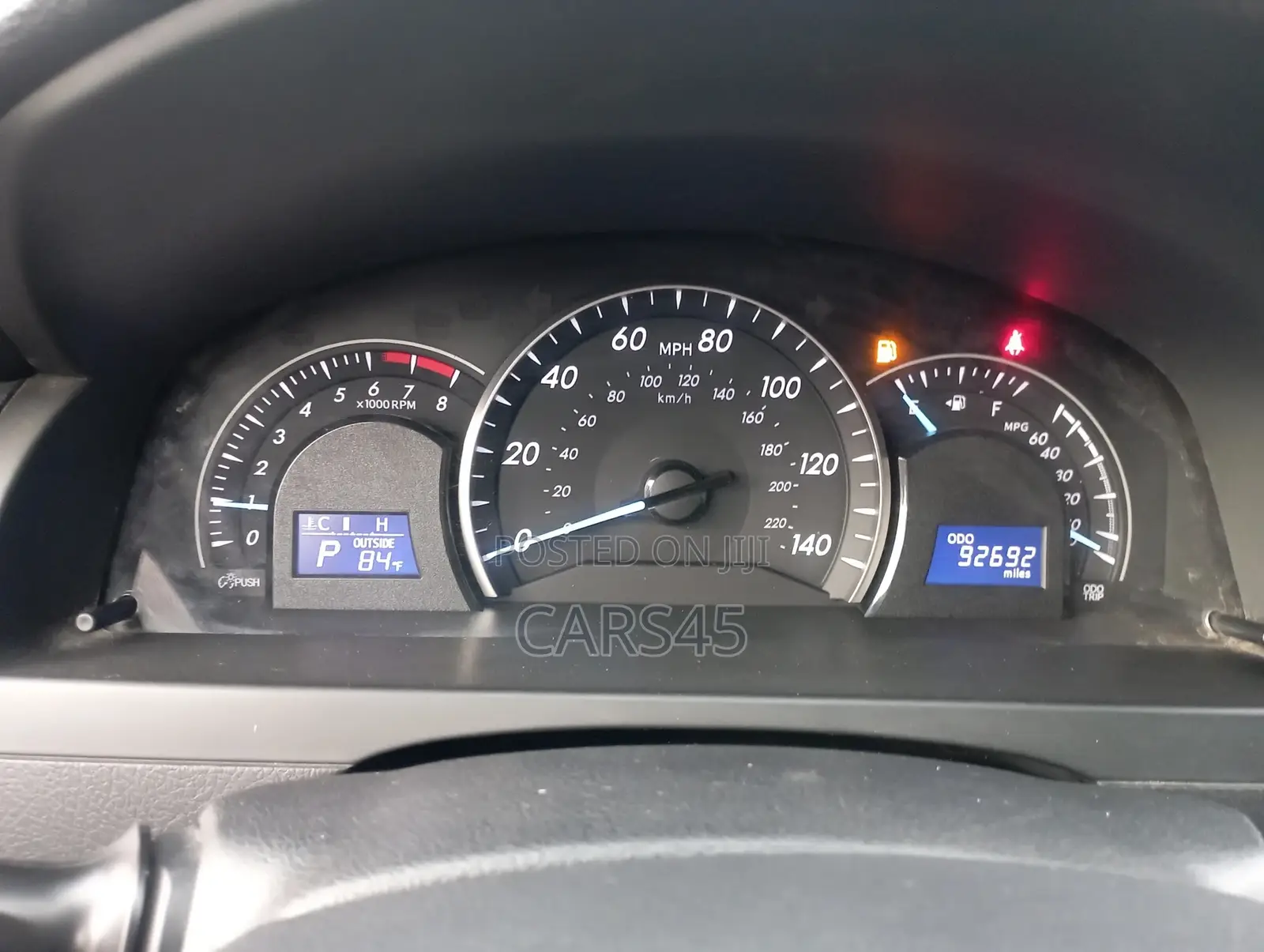 Toyota Camry 2012 Silver