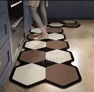 Silicon Absorbent Kitchen Mat – Non-Slip Floor Mat With Design