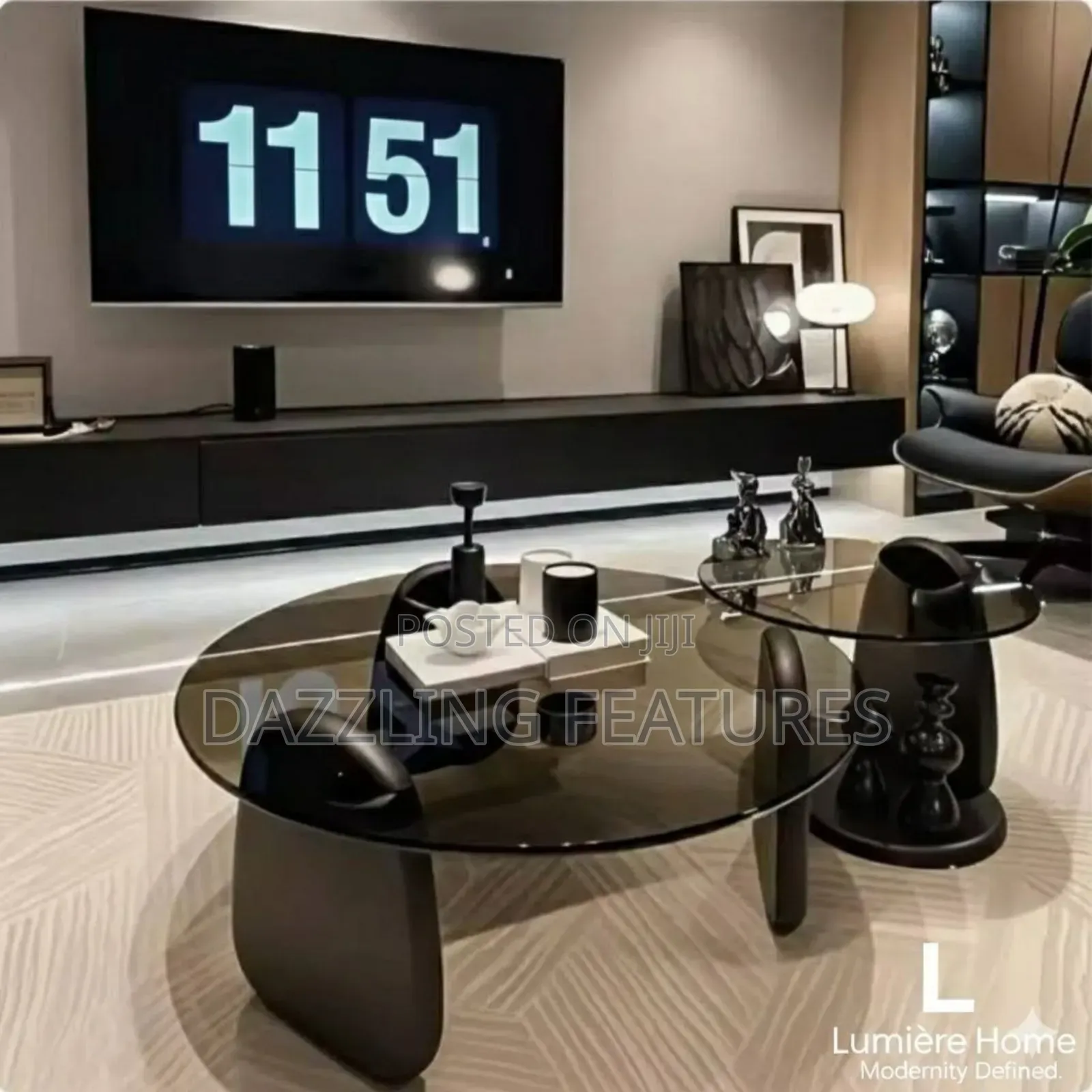 Glass Aesthetic Centre Table